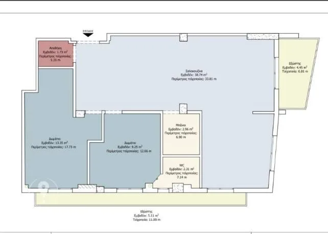 Apartment 83m²  - 4