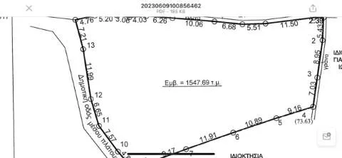 Plot 1547m²  - 2