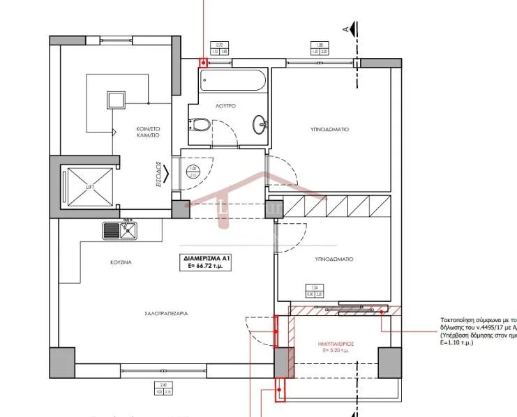 Apartment 67m²  - 3