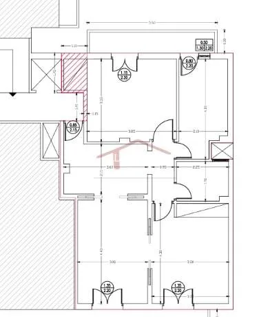 Apartment 77m²  - 2