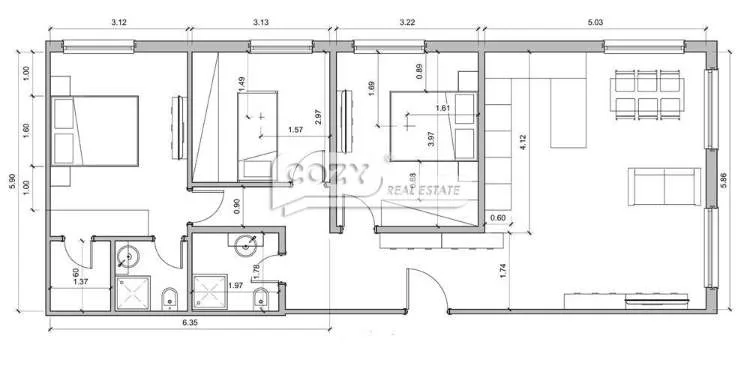 Διαμέρισμα 115τ.μ.  - 5
