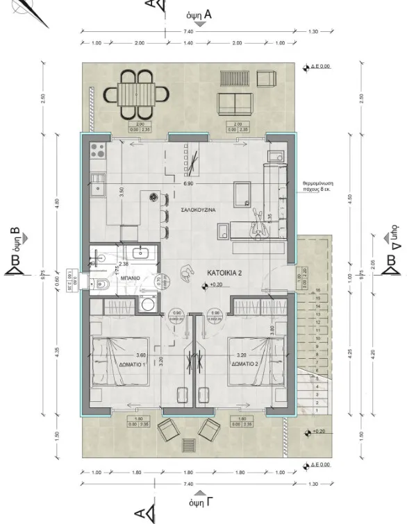 Apartment 80m²  - 4