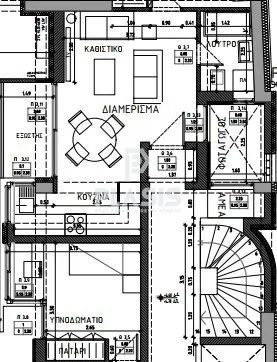 Διαμέρισμα 46τ.μ.  - 3