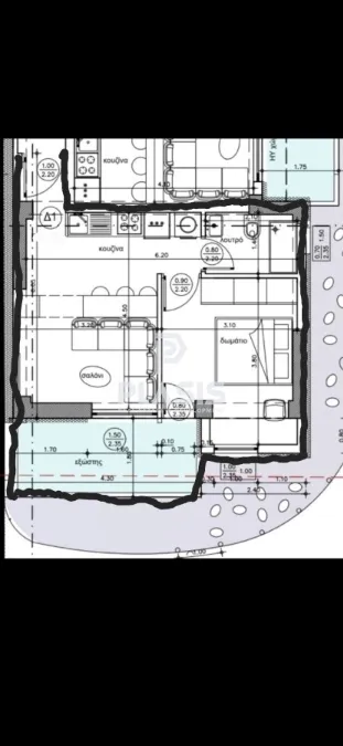 Apartment 52m²  - 3