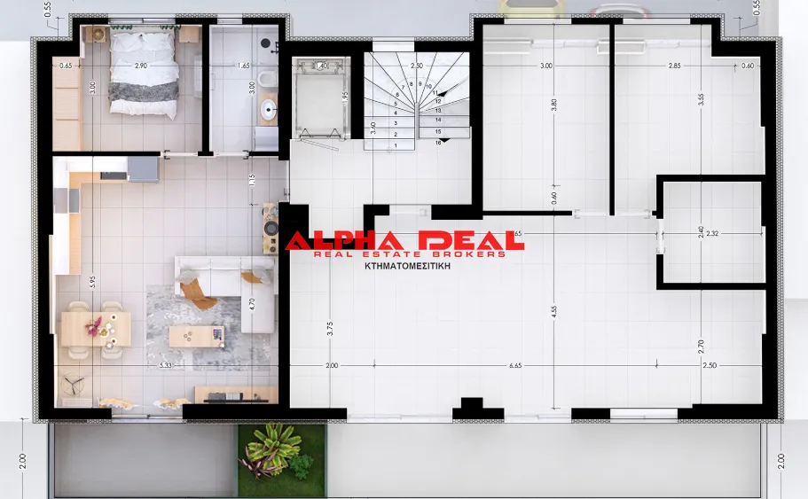 Apartment 56m²  - 4