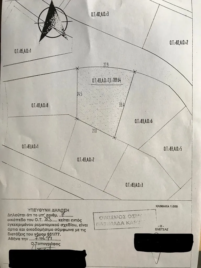 Plot 710m²  - 3