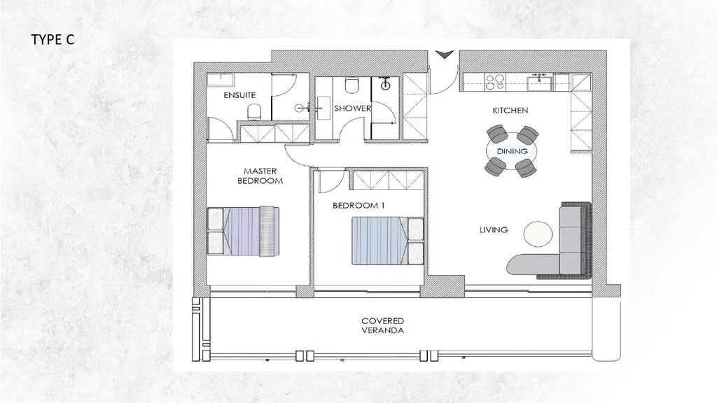 Apartment 105m²  - 2