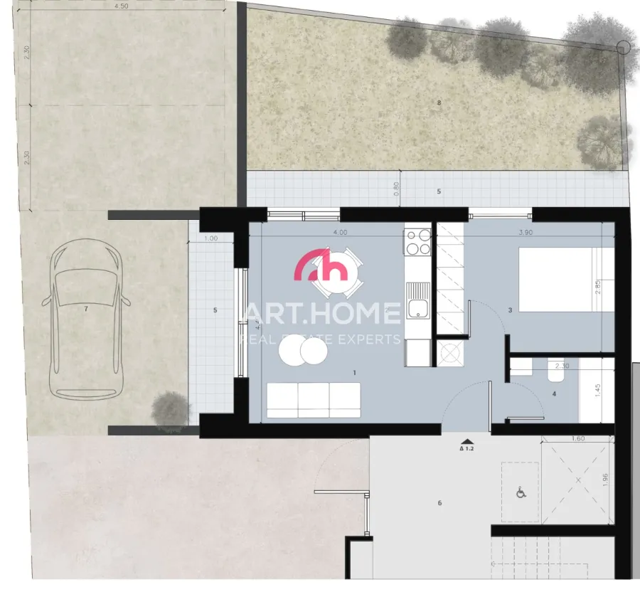 Studio 55m²  - 4
