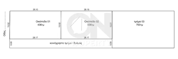 Οικόπεδο 436τ.μ.  - 2