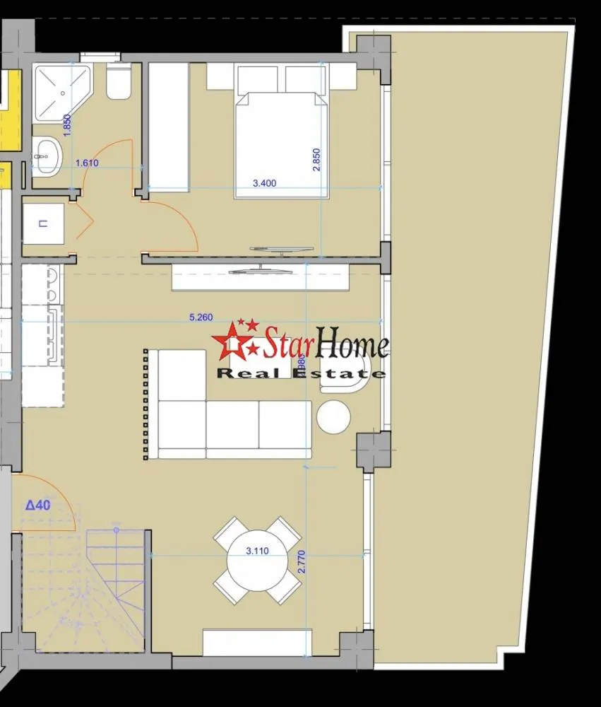 Maisonette 102m²  - 2
