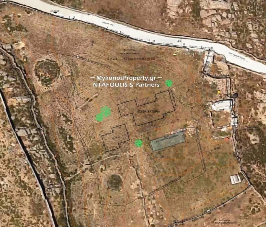 Plot 6657m²  - 3