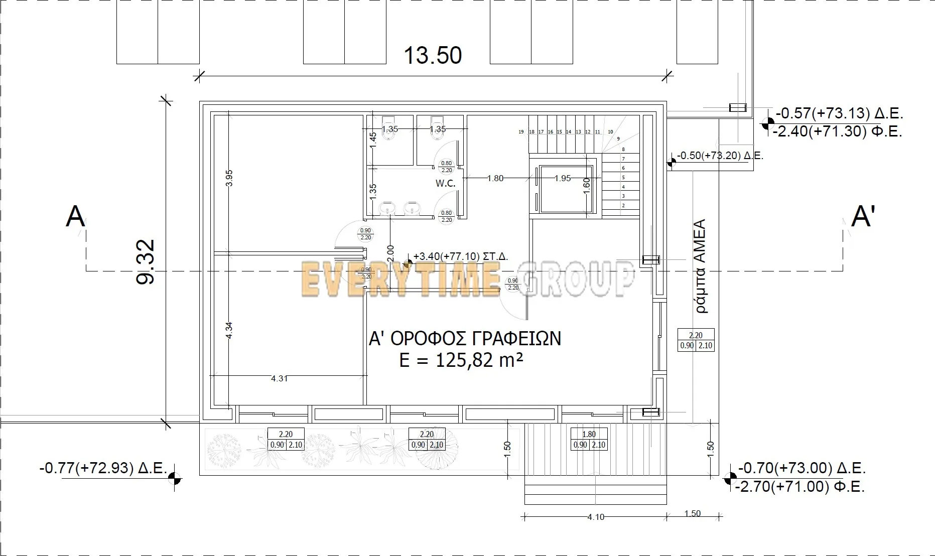 Warehouse 4400m²  - 3