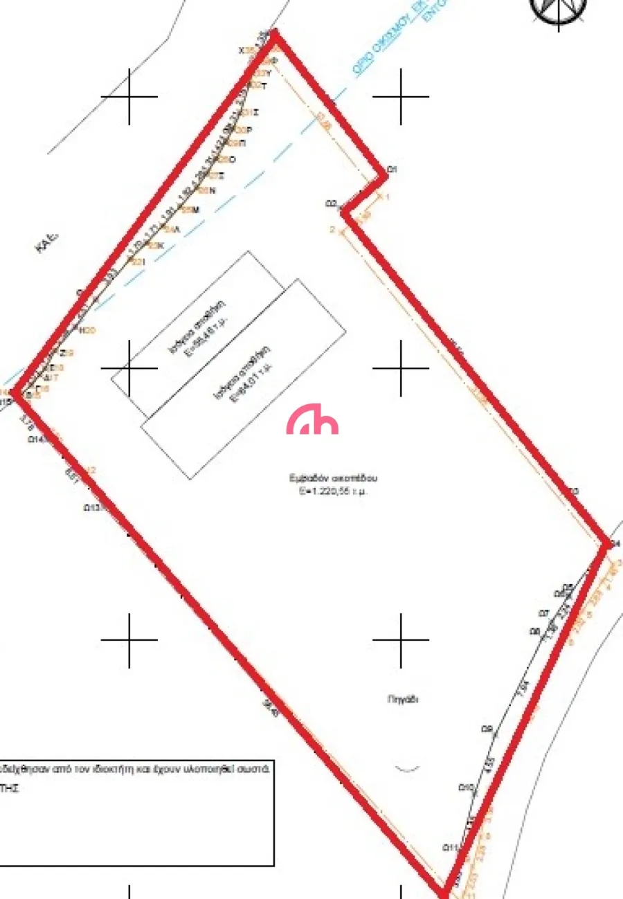 Plot 1155m²  - 2