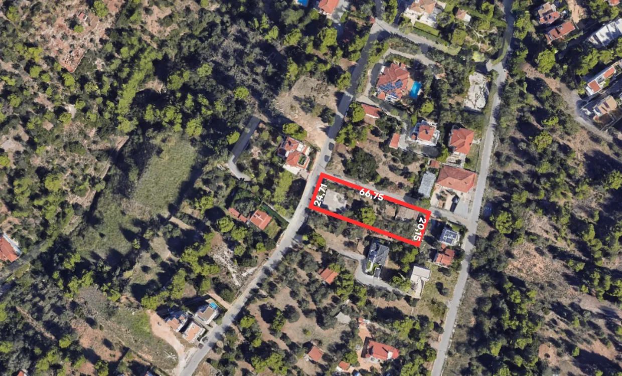Plot 1643m²  - 2