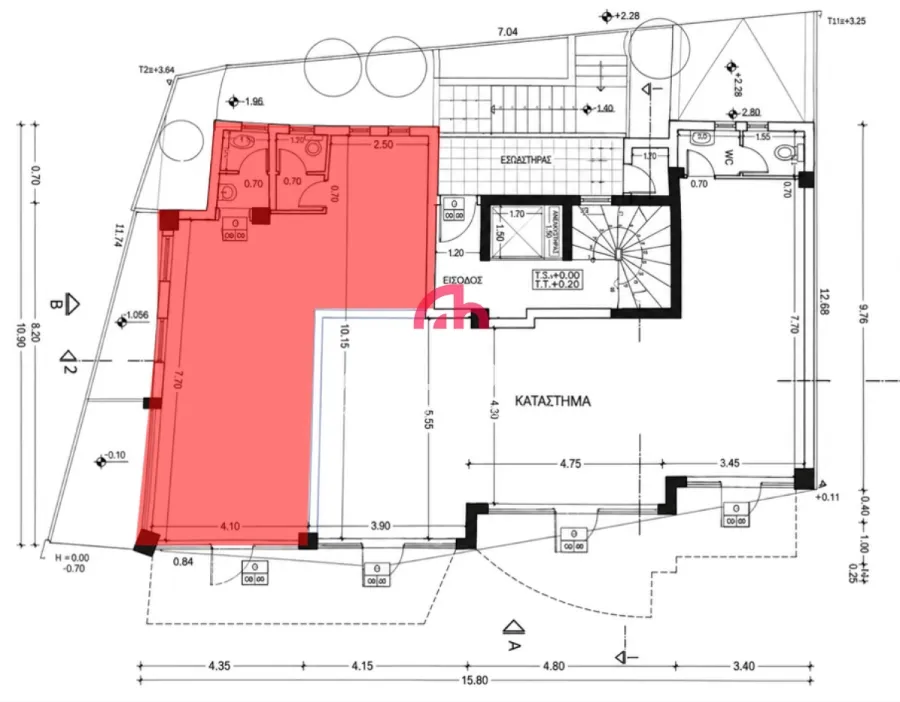 Shop 90m²  - 2