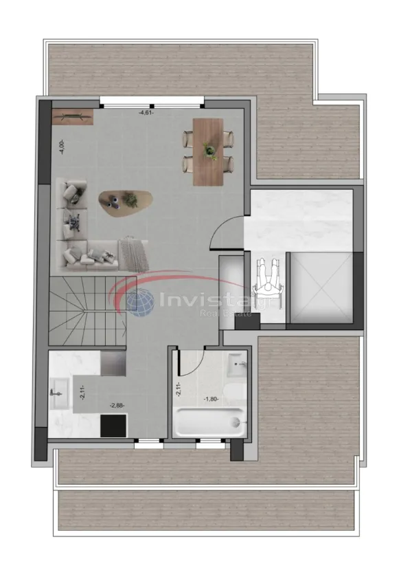 Maisonette 140m²  - 2