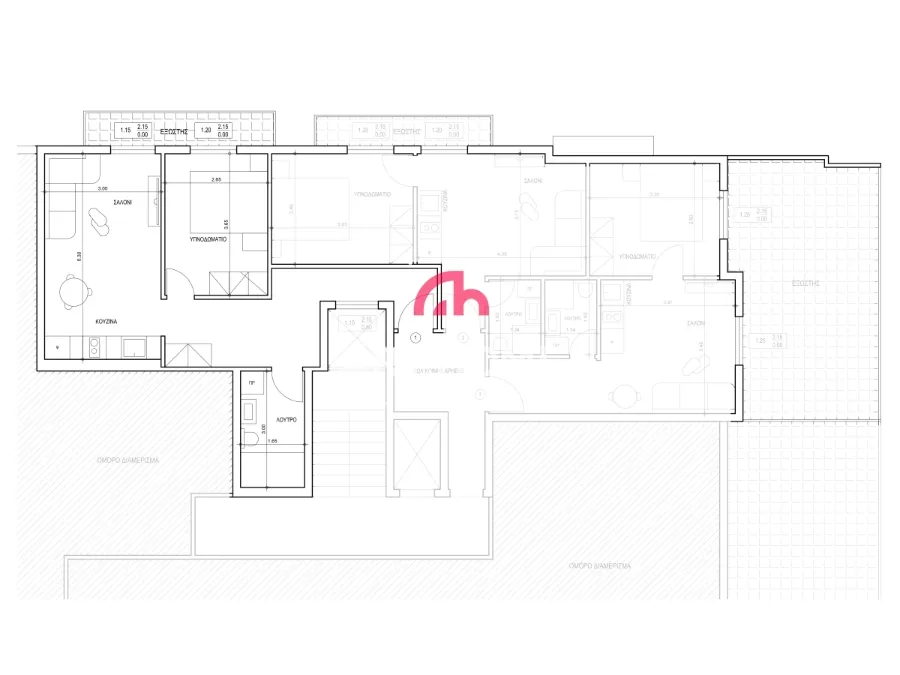Apartment 50m²  - 2