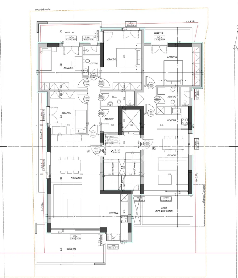 Apartment 59m²  - 4
