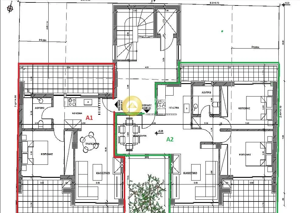 Apartment 50m²  - 5