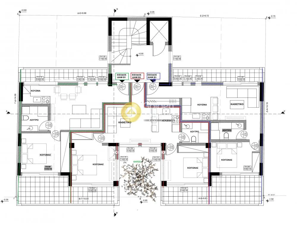 Apartment 57m²  - 4