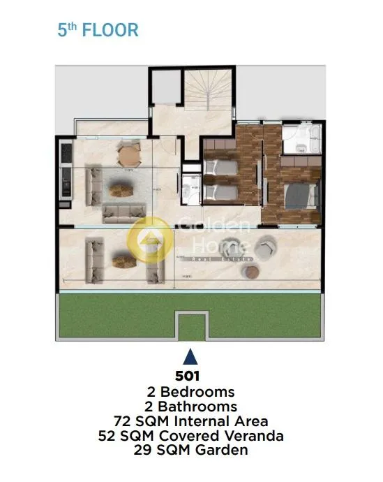 Apartment 72m²  - 5
