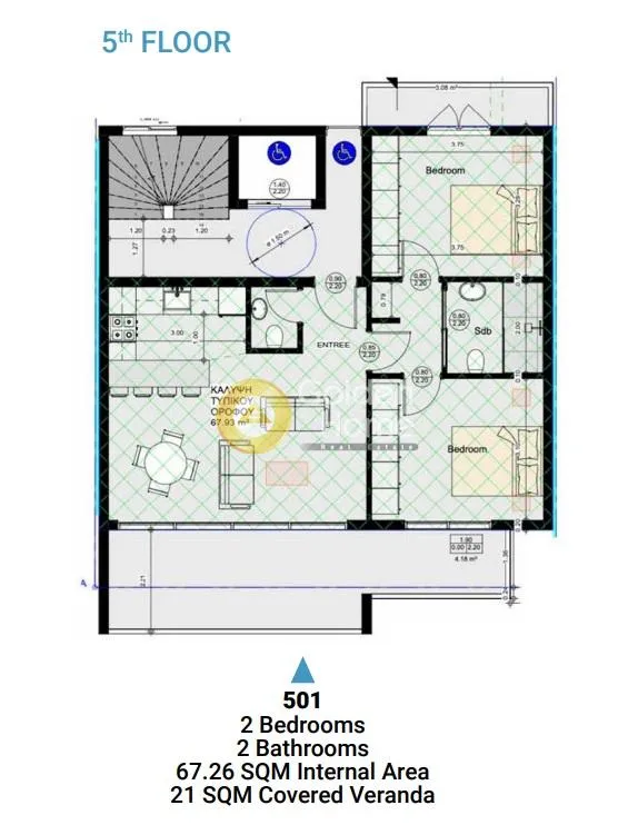 Apartment 67m²  - 5