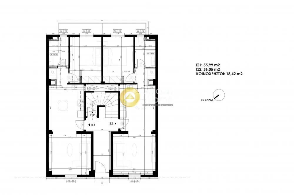 Apartment 56m²  - 3