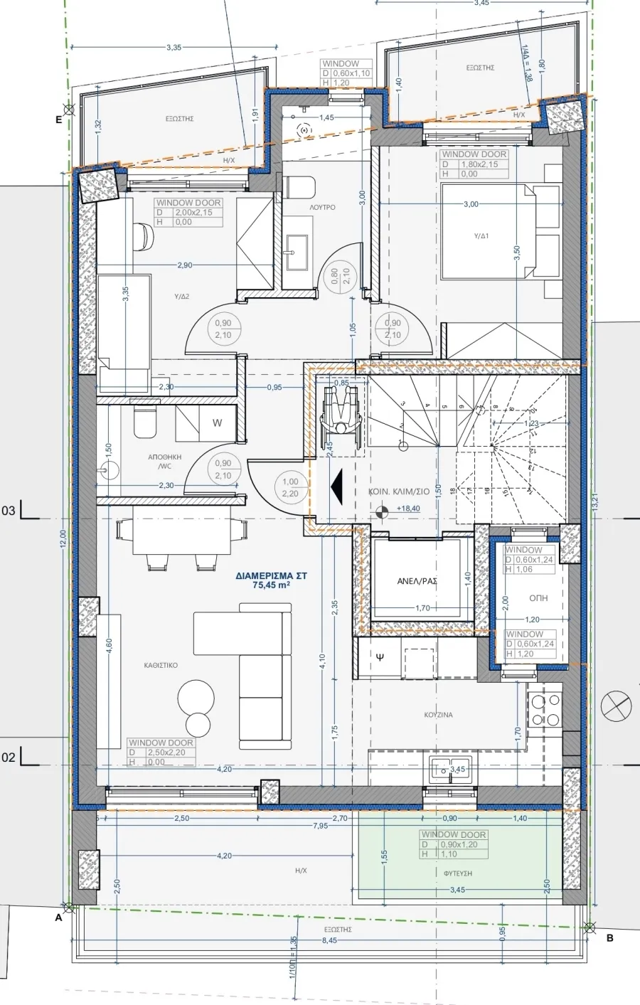 Apartment 76m²  - 2