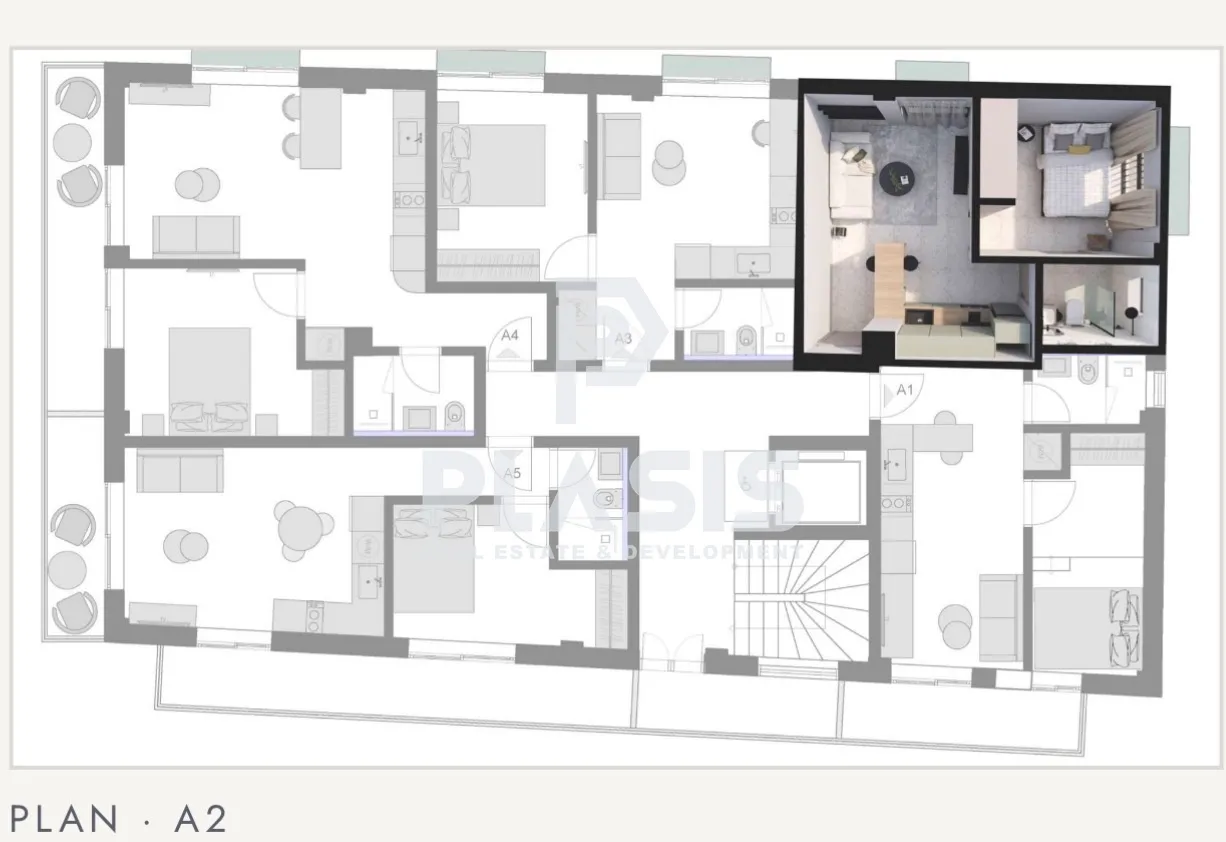 Apartment 33m²  - 5