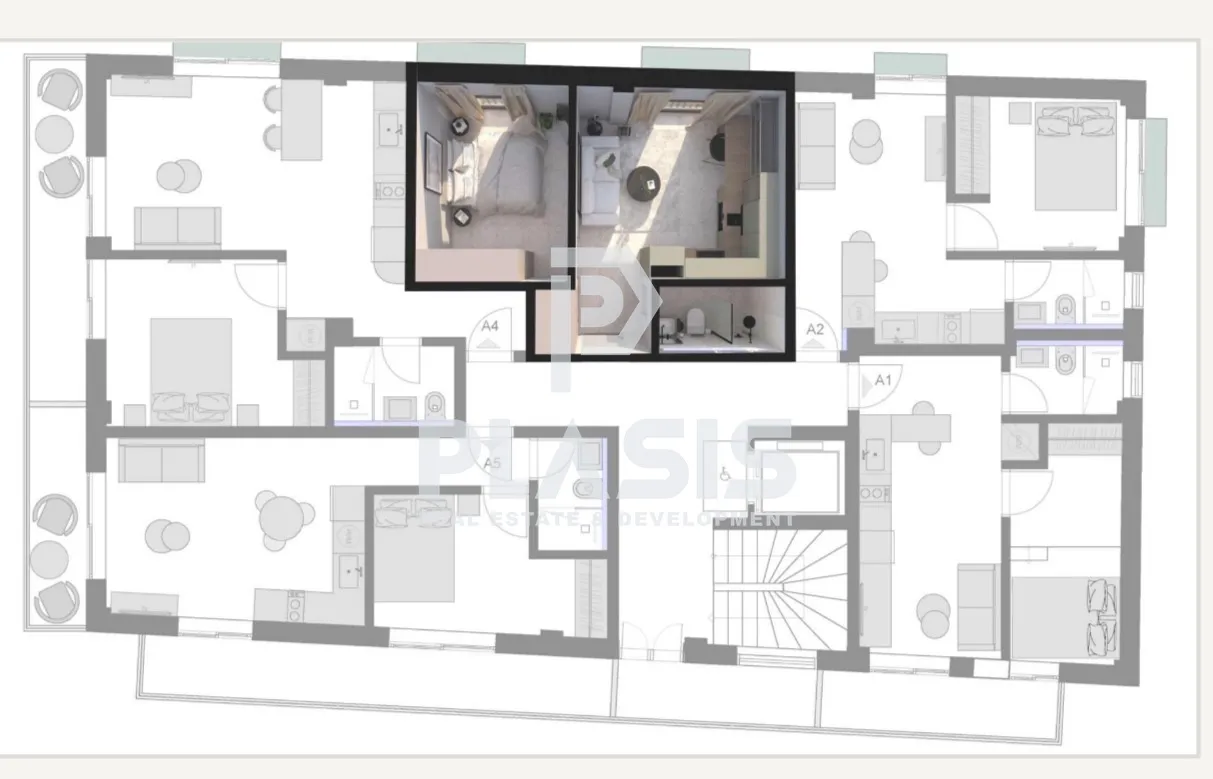 Apartment 34m²  - 5