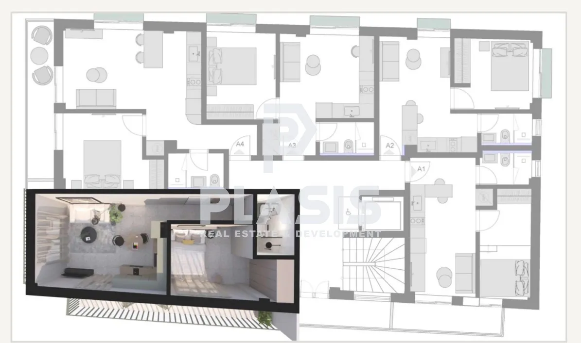 Apartment 39m²  - 5