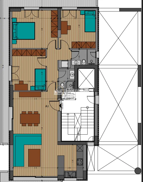 Apartment 109m²  - 4